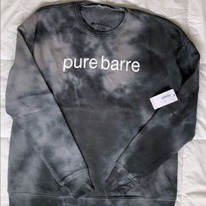 NWT Pure Barre Diamond Dye Sweatshirt